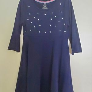 Girls dress, dark blue